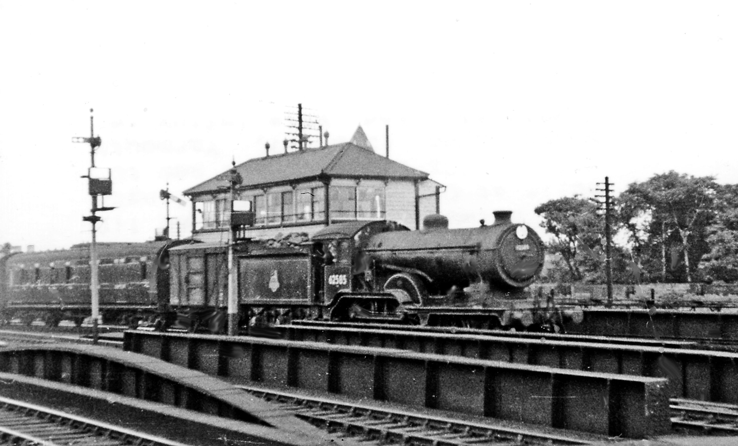 Old train station and tracks